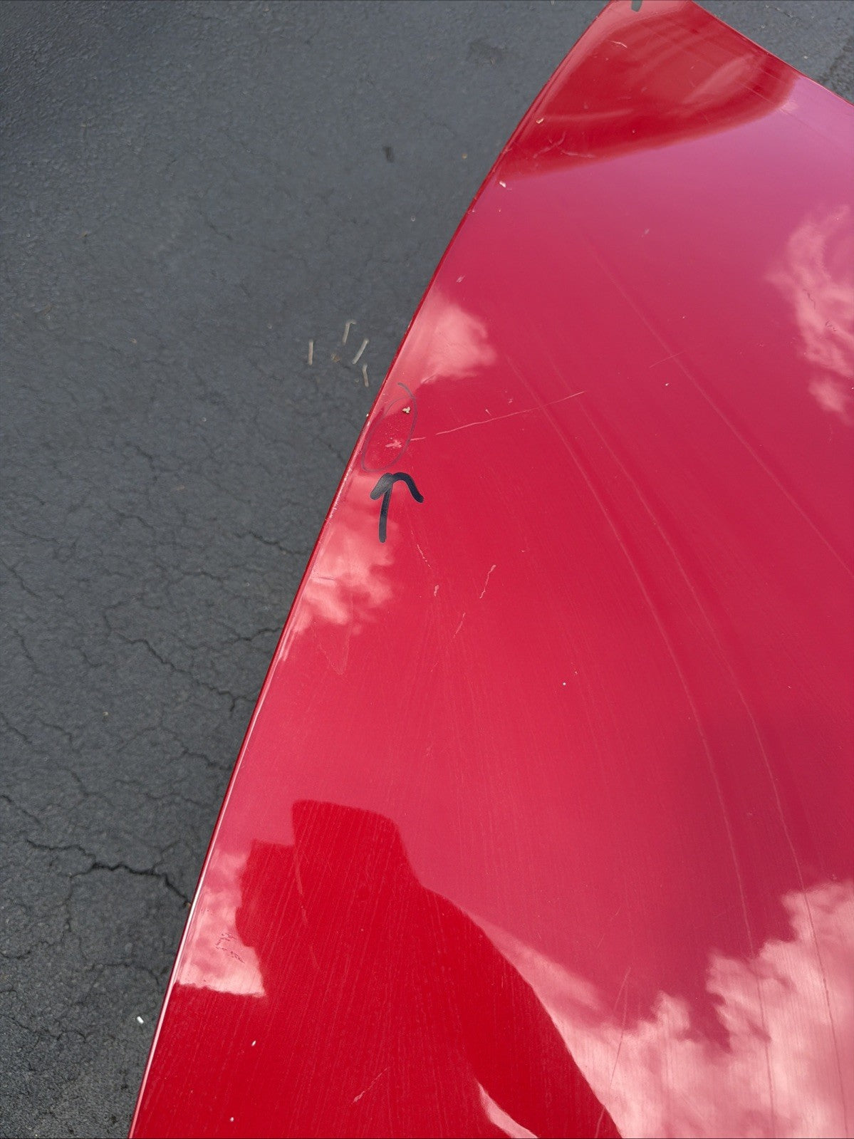2017-2023 Tesla Model 3 M3 Front Hood Bonnet Shell Panel Cover Assy Red PPMR
