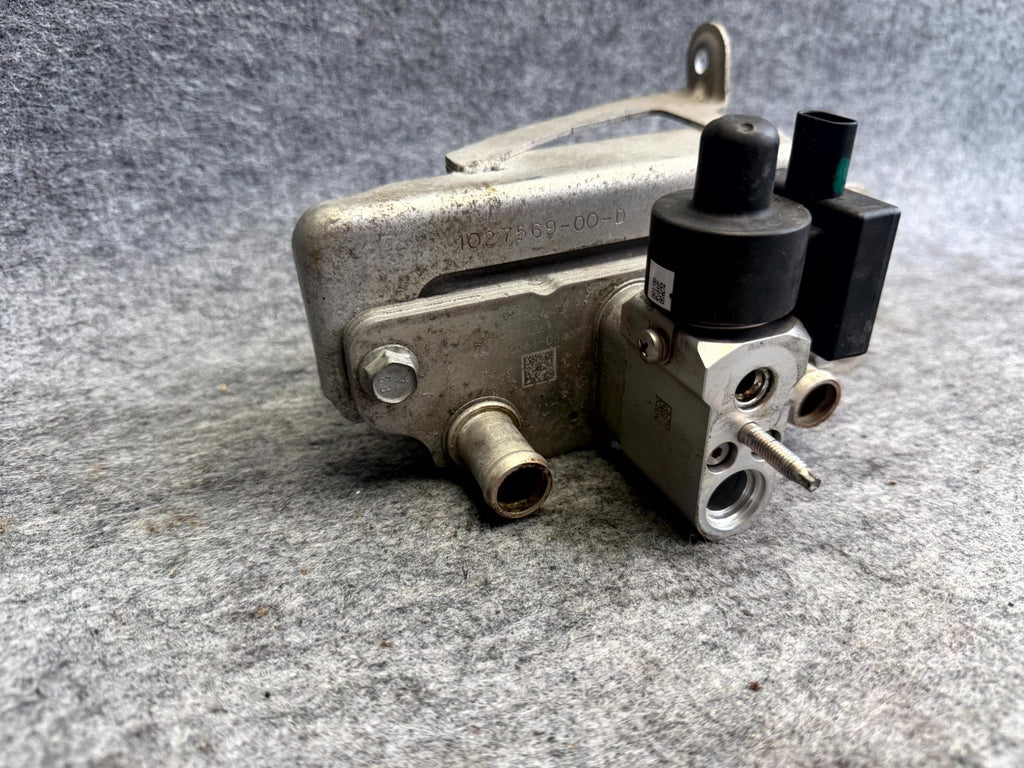 ♦️16-20 TESLA MODEL S BATTERY COOLANT COOLING CHILLER EXCHANGE OEM, 1039040-00-C