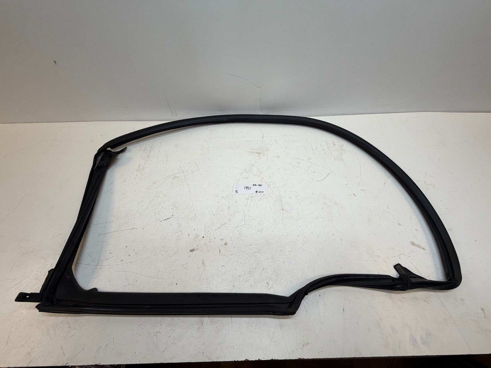 2012-2020 Tesla Model S Rear Passenger Side Door On Body Weatherstrip Seal