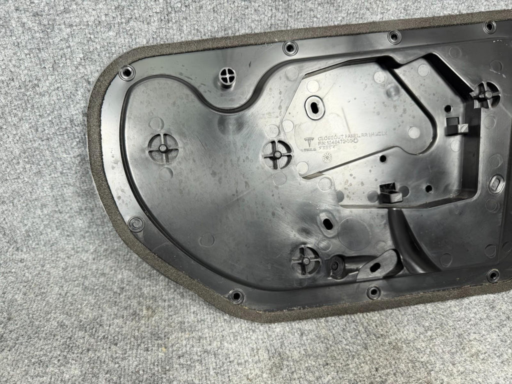 2016-2024 Tesla Model X Rear Left Falcon Door Window Regulator Carrier Panel OEM