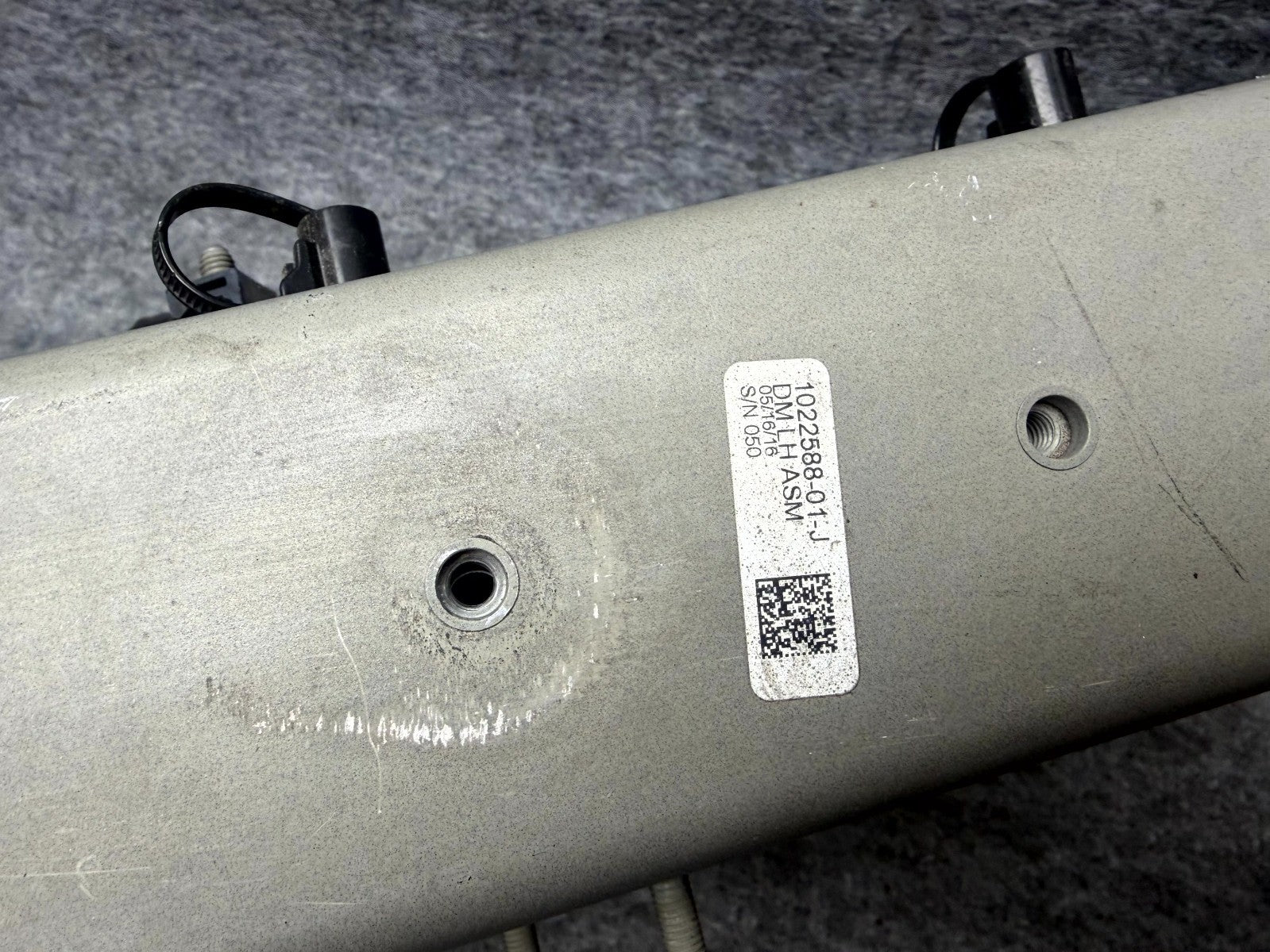 ♦️2012-2020 TESLA MODEL S FRONT LEFT SIDE FRAME RAIL ASSEMBLY OEM, 1022588-01-J