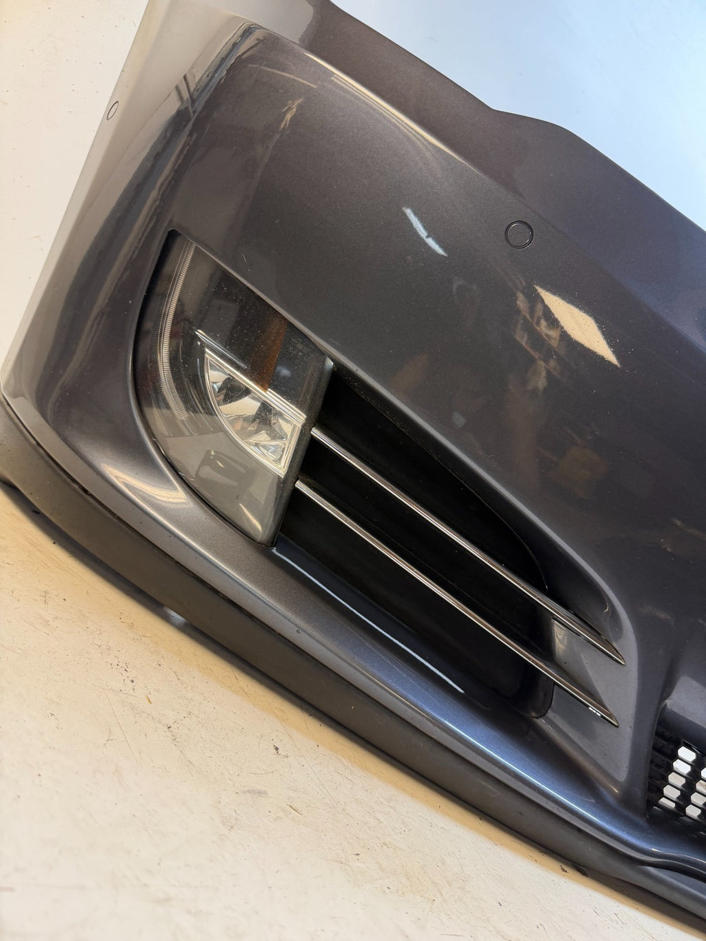 2012-2016 Tesla Model S Front Bumper Cover Complete W/ Lights OEM