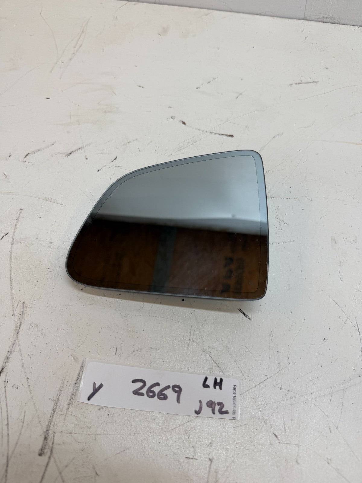 2020-2024 Tesla Model Y Front Left Driver Side Mirror Glass OEM 925-3135-001