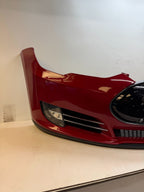 2012-2016 Tesla Model S Front Bumper Cover Complete W/ Lights OEM 1017415-00-C