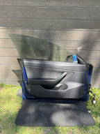 2018-2023 TESLA MODEL 3 FRONT LEFT DRIVER SIDE DOOR SHELL BLUE MIRROR INCUDED