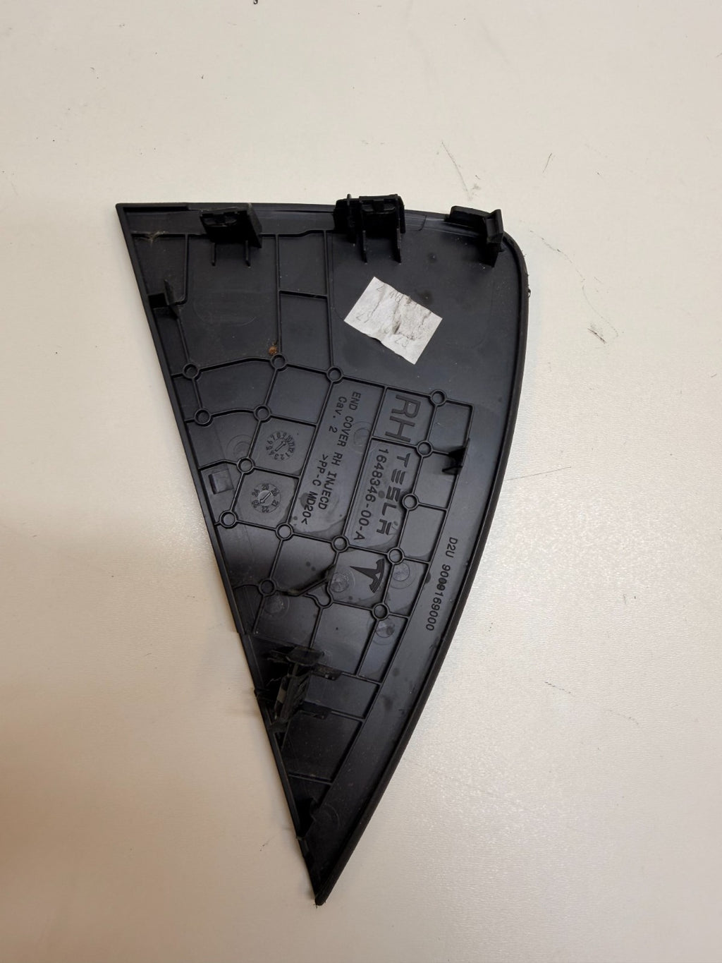 2012-2020 Tesla Model S Front Right Passenger Side Dashboard Cover 1648346-00-A