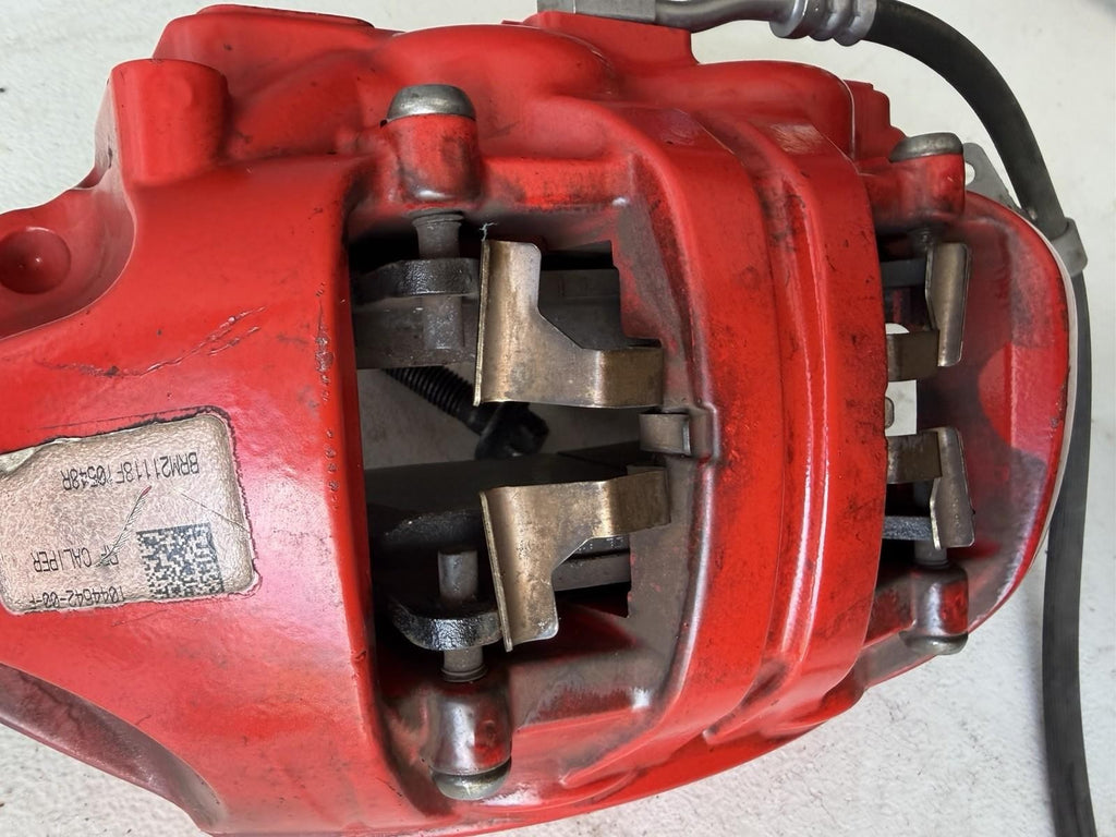 ♦️2017-2023 TESLA MODEL 3 FRONT RIGHT SIDE BRAKE CALLIPER RED OEM, 1044642-00-F