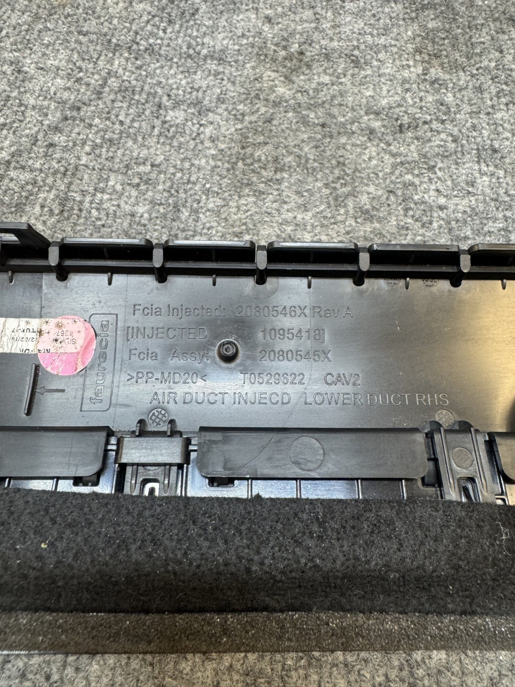 2017 – 2023 TESLA MODEL 3 RIGHT DASH HEATER LOWER AIR VENT GRILLE OEM 108332500F
