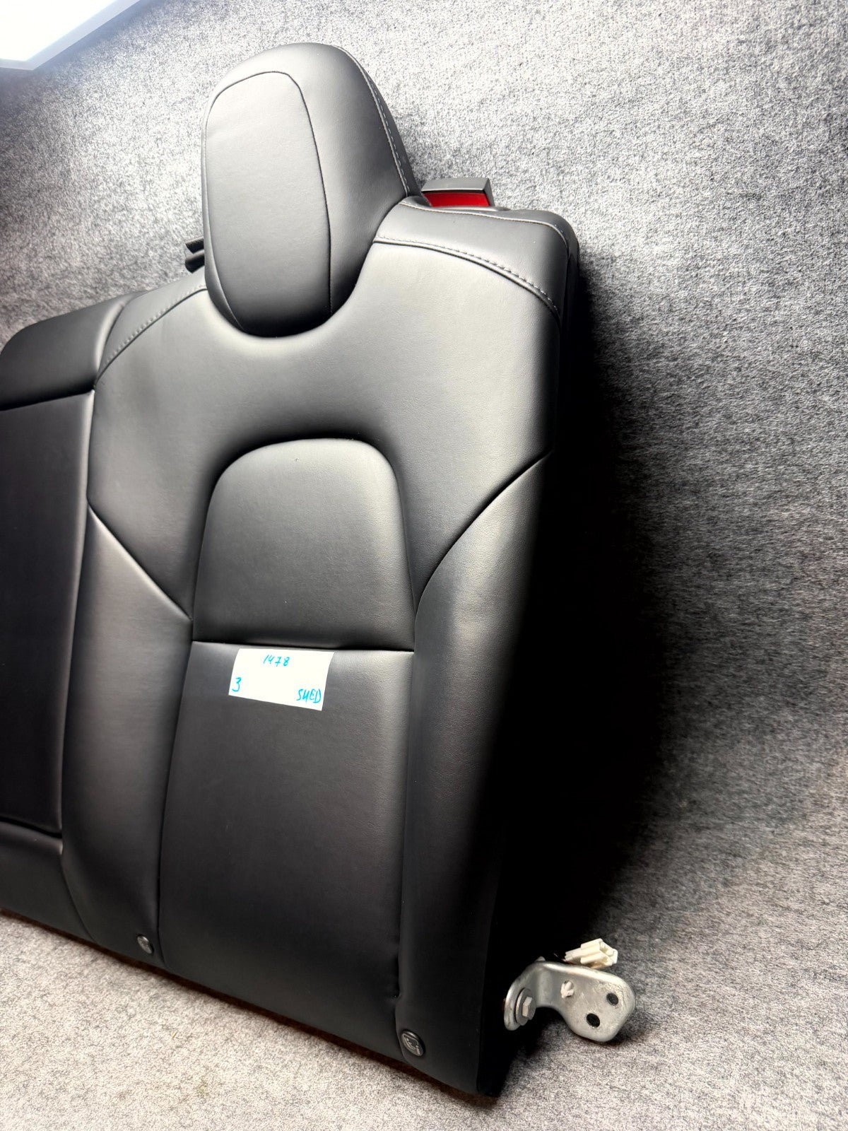 ♦️2017 - 2023 TESLA MODEL 3 REAR LEFT UPPER BACK SEAT BLACK OEM, 1452806-98-A