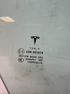 2012-20 Tesla Model S Front Right Passenger Side Door Window Glass 43R-001074