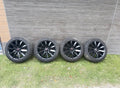20-24 TESLA MODEL Y SET R19 Black   OEM Factory Original Wheel Rim 1059337-00-A