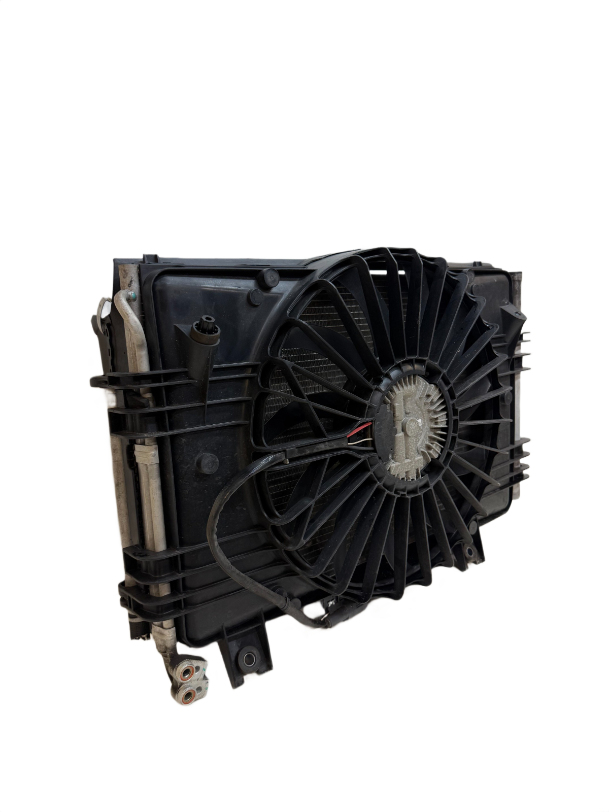 2016-2020 Tesla Model X Radiator Condenser Cooling Fan Assembly OEM 1031401-99-E
