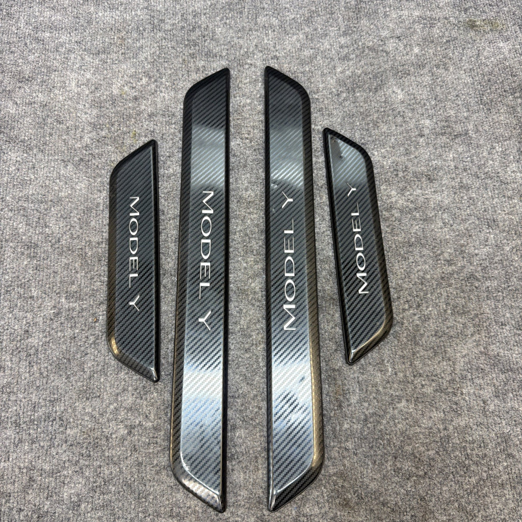20-23 Model Y Front And Rear Left And Right Door Sill Scuff Plate Cover Trim