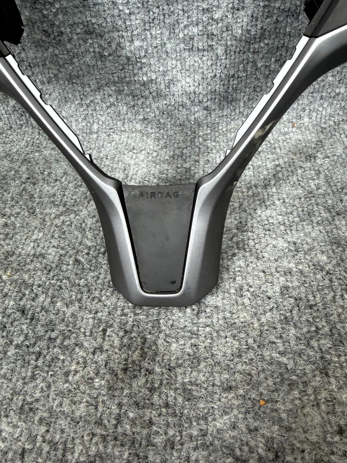 12-20 Tesla Model X Steering Wheel Audio Voice Control Button Trim OEM, 2507650