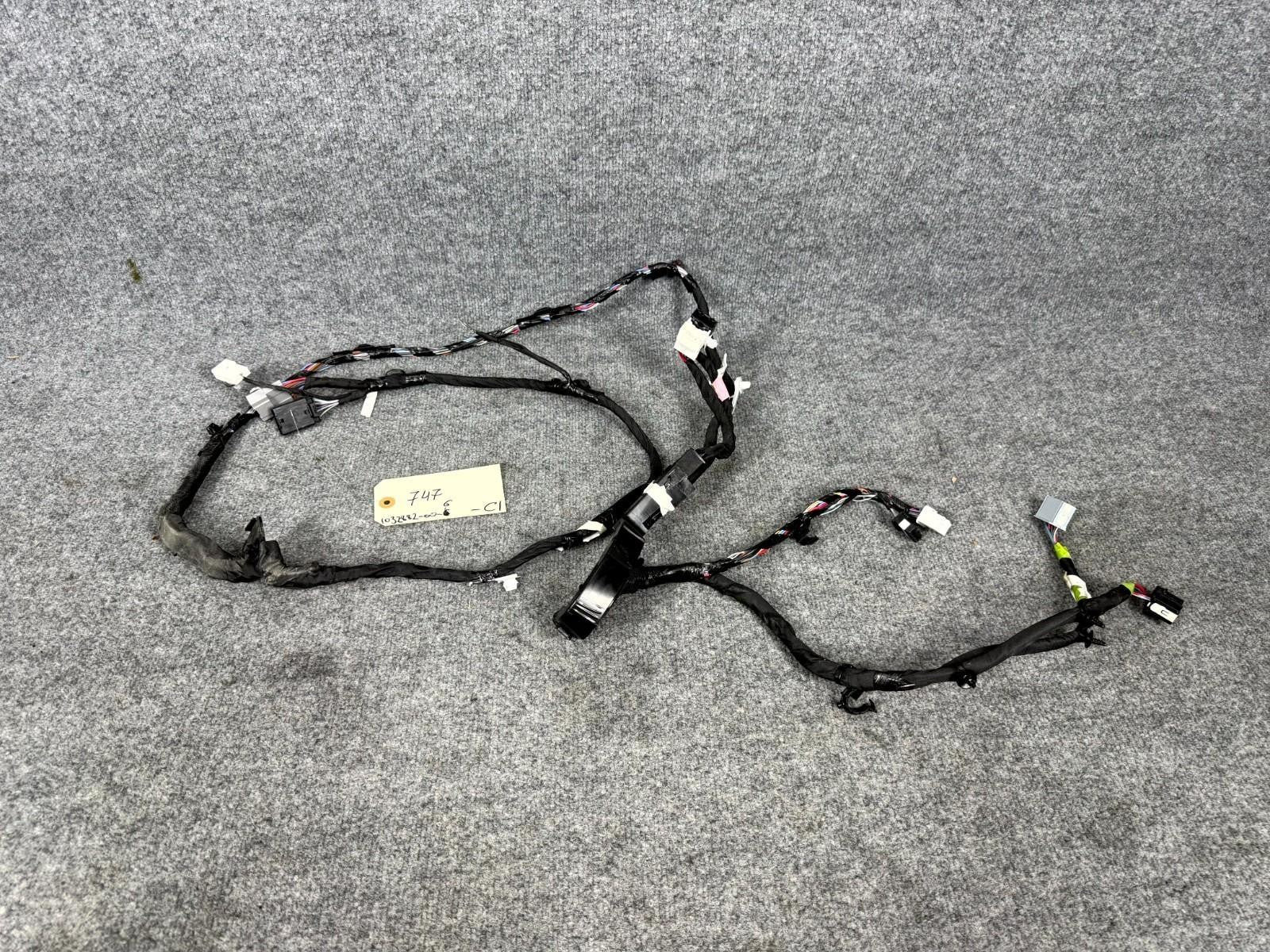 ♦️16-20 Tesla Model X Rear Left Door Damper Strut Wiring Harness 1063405-00-G