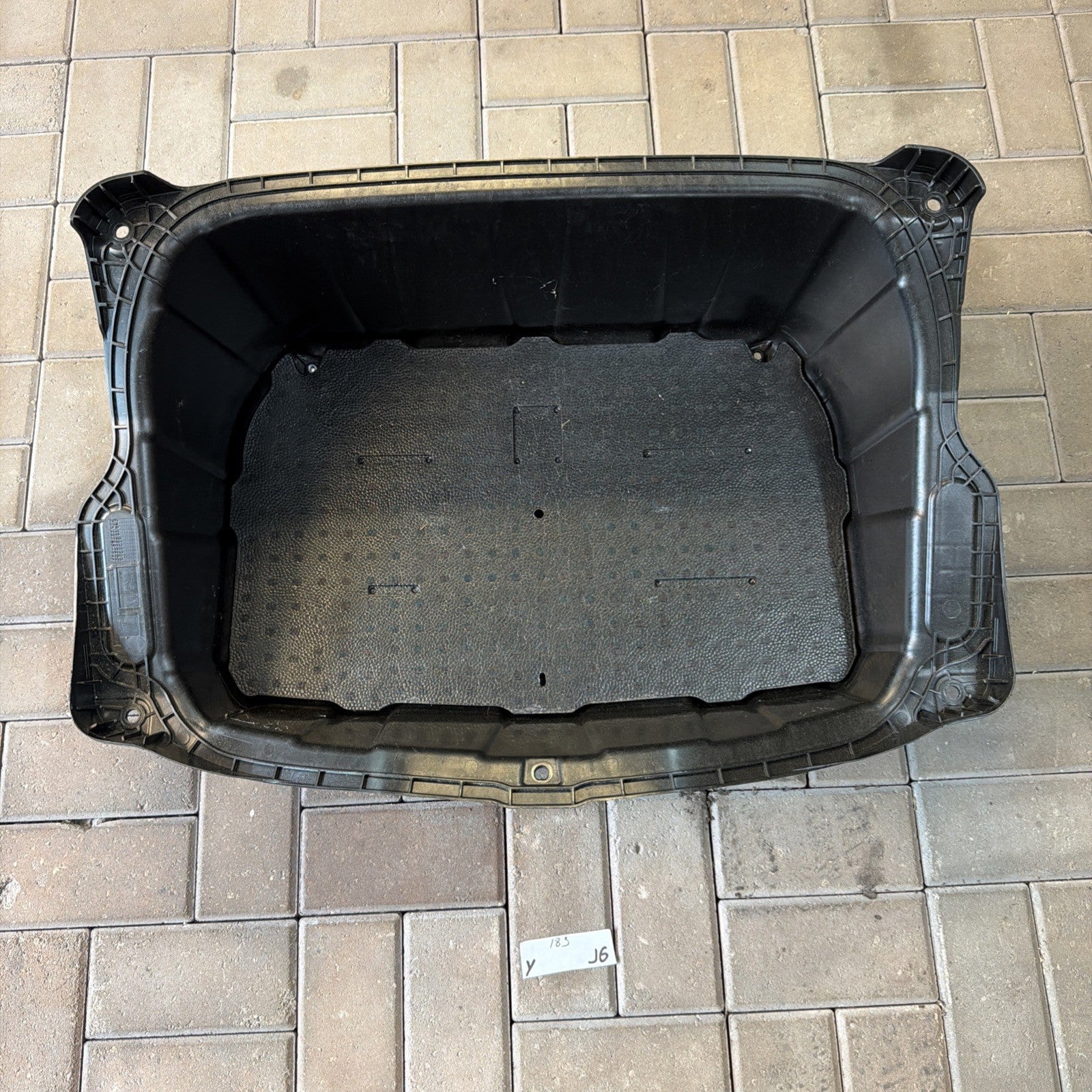 20-24 Tesla Model Y Rear Lower Trunk Tub Cargo Storage Compartment 1487751-00-D