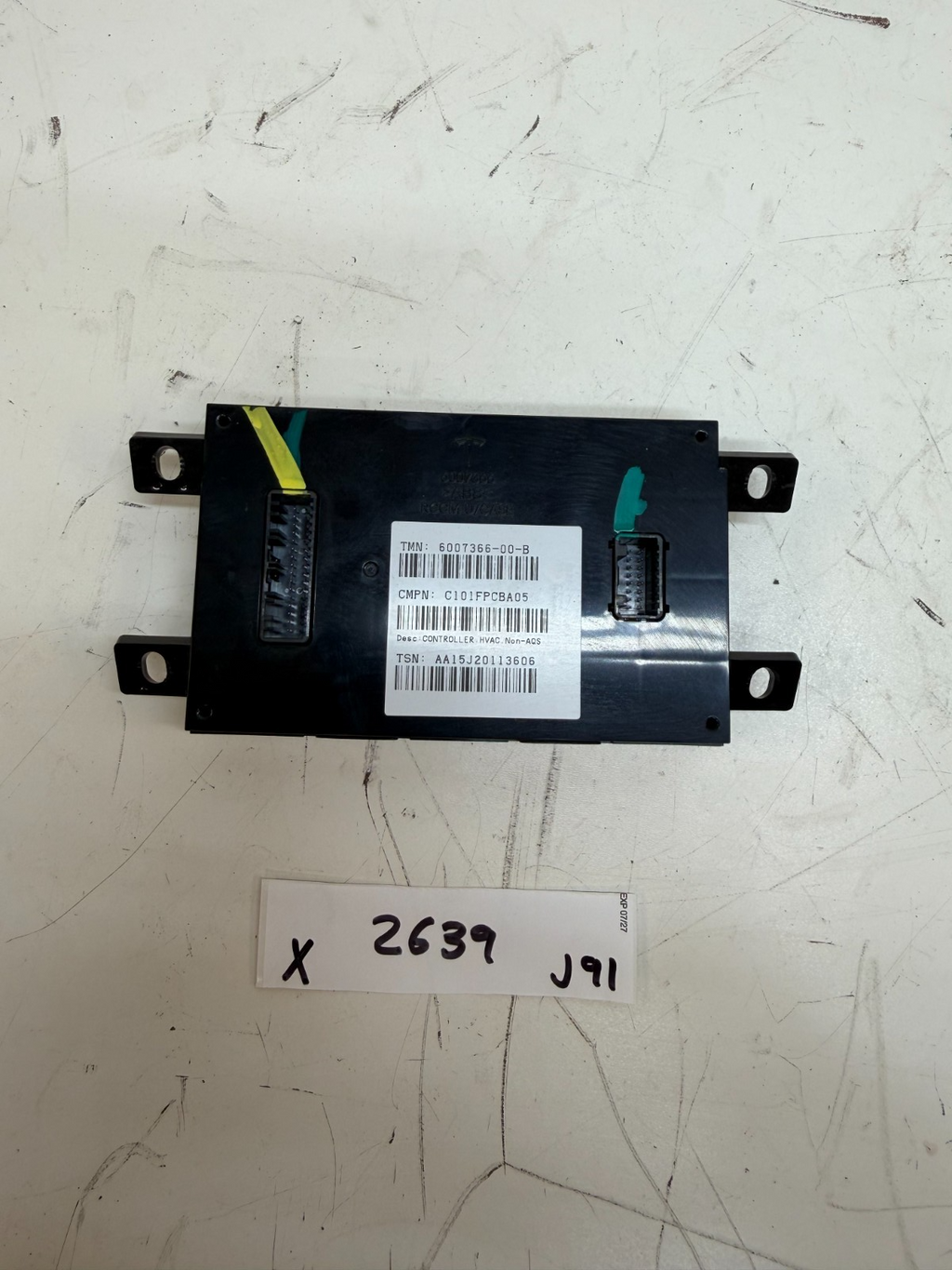 2012-2016 Tesla Model X Heater Computer Control Module OEM 6007366-00-B