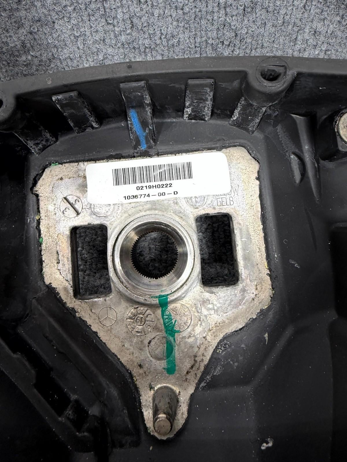 2012-2020 Tesla Model S Front Left Side Steering Wheel Heated OEM, 1036774-00-D