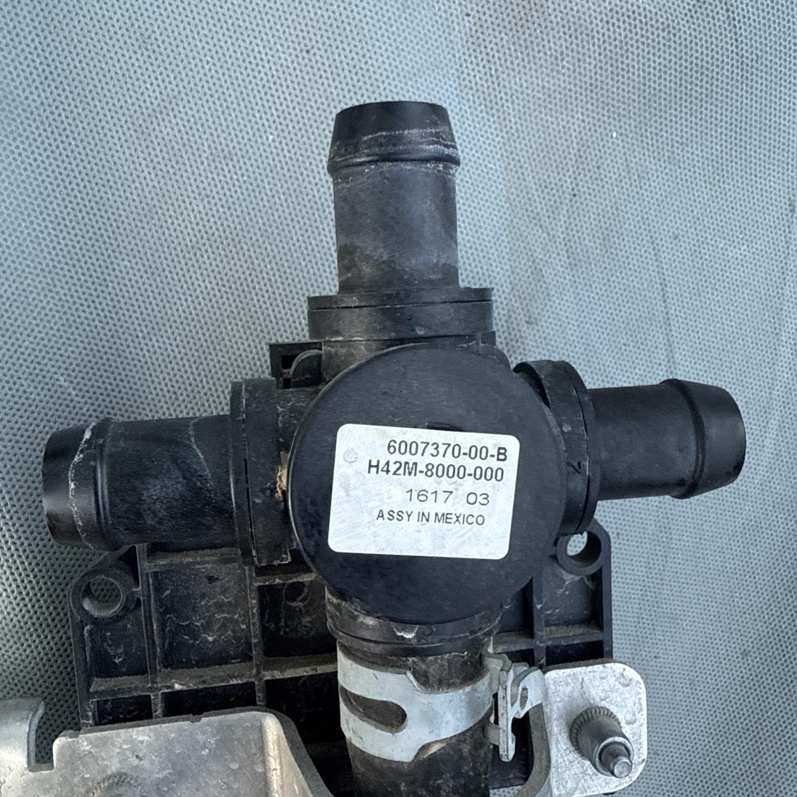 12-20 Tesla Model S X Heater Coolant System Pump 4WAY Actuator OEM, 6007370-00-B