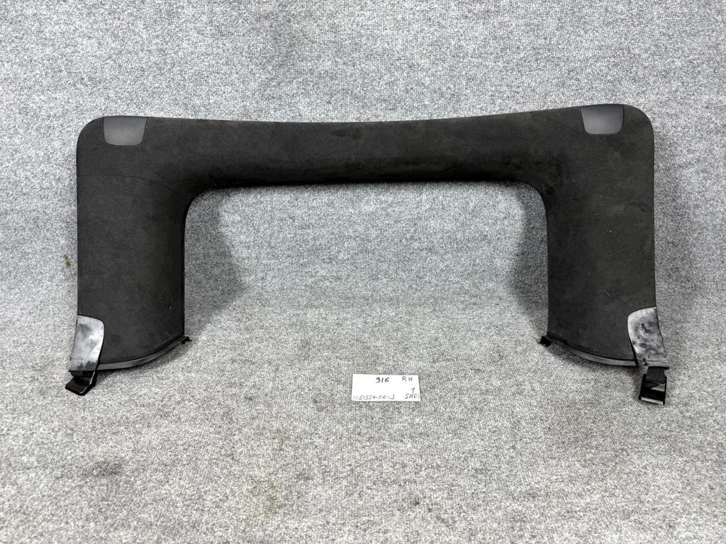 16-20 Tesla Model X Rear Right Falcon Door Upper Trim Panel OEM, 1051554-06-J