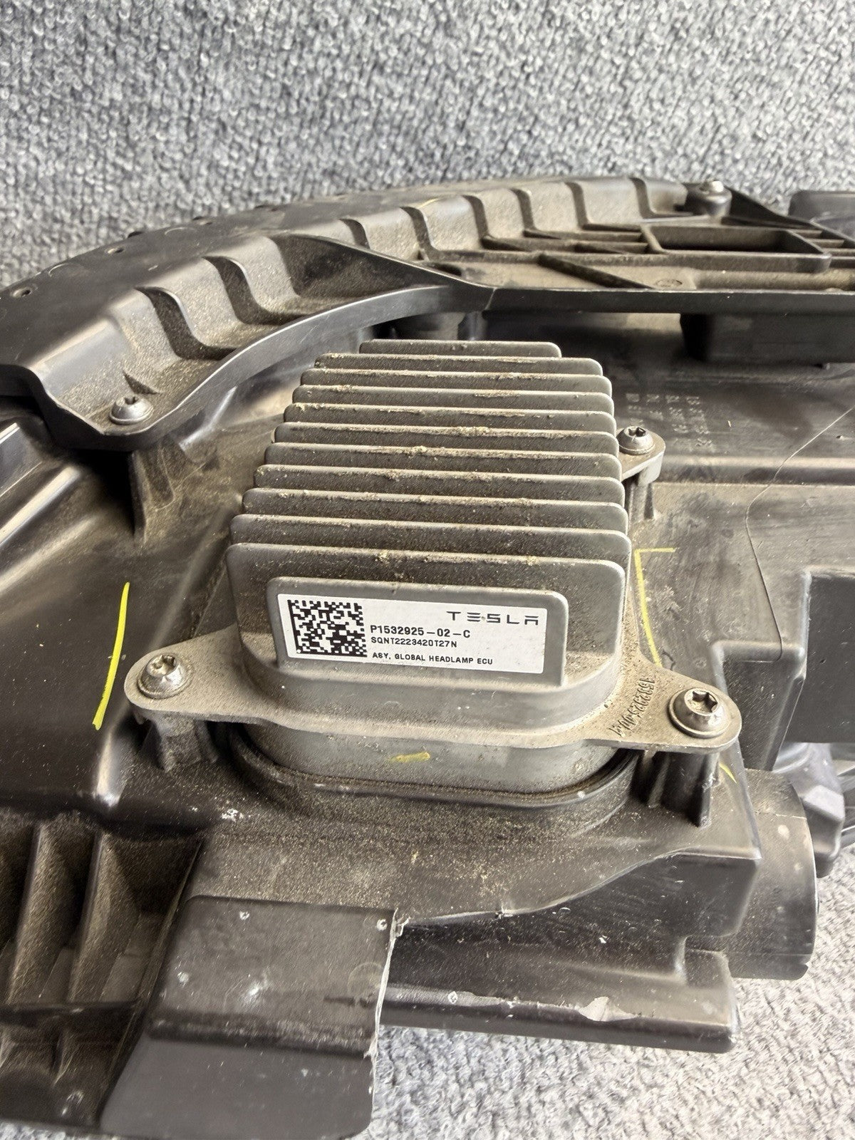 TESLA MODEL 3 HEADLIGHT LEFT DRIVER 2021 2022 2023 LED 1514952-00-C OEM