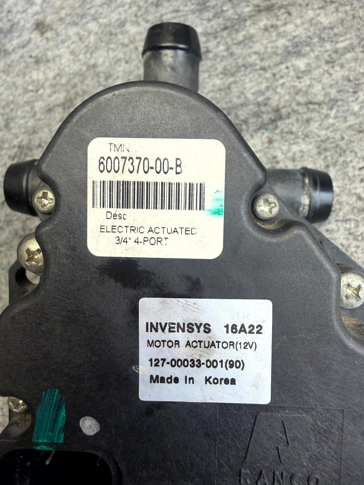 ♦️2012 - 2020 TESLA MODEL S COOLANT PUMP COOLING VALVE ACTUATOR OEM 6007370-00-B