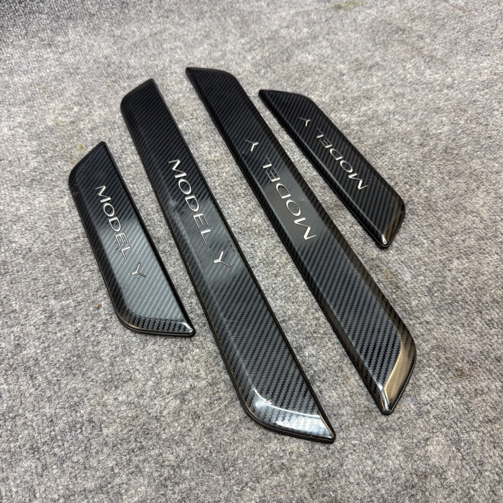 20-23 Model Y Front And Rear Left And Right Door Sill Scuff Plate Cover Trim