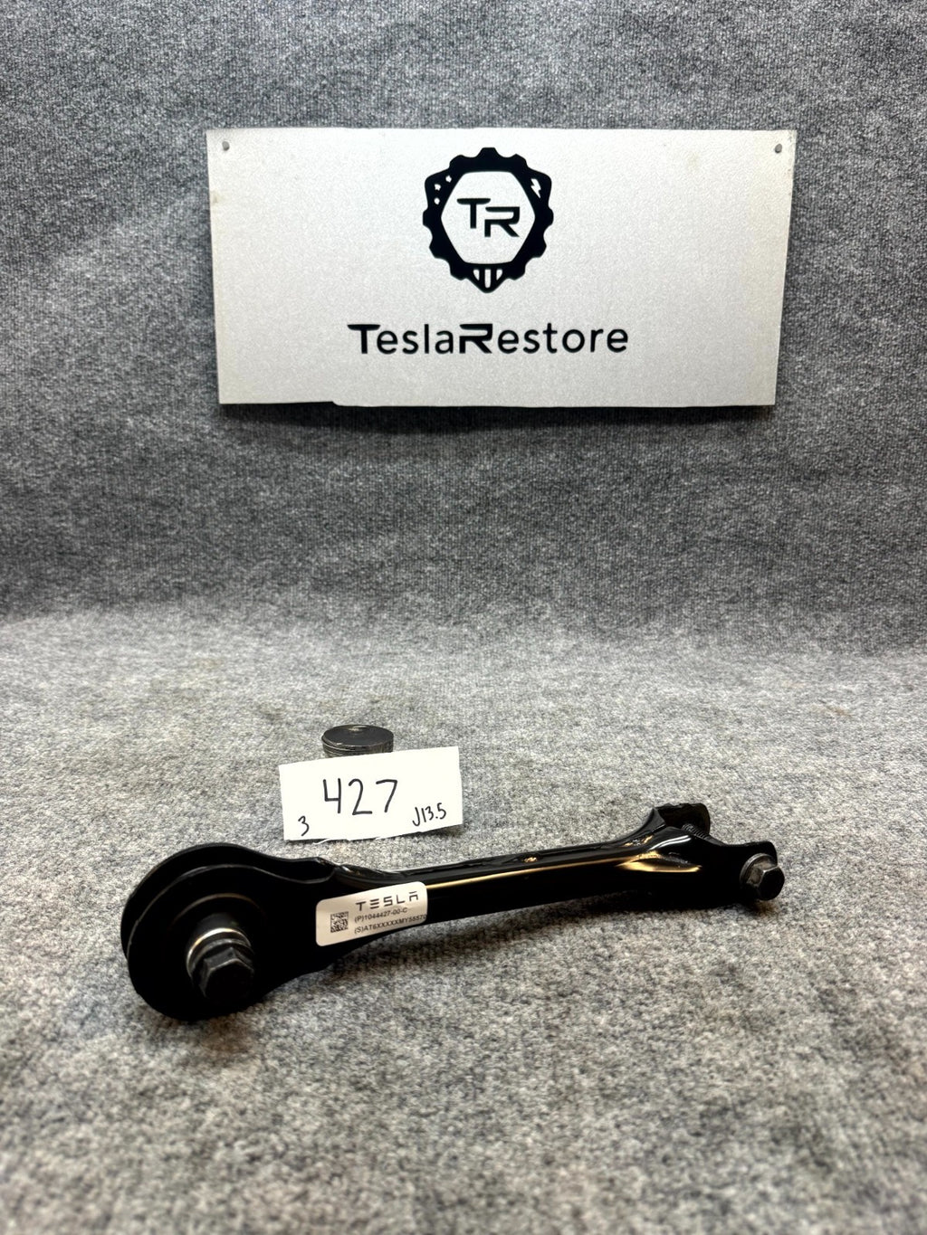 2017 - 2023 TESLA MODEL 3 REAR RIGHT SIDE UPPER CONTROL ARM OEM, 1044427-00-C