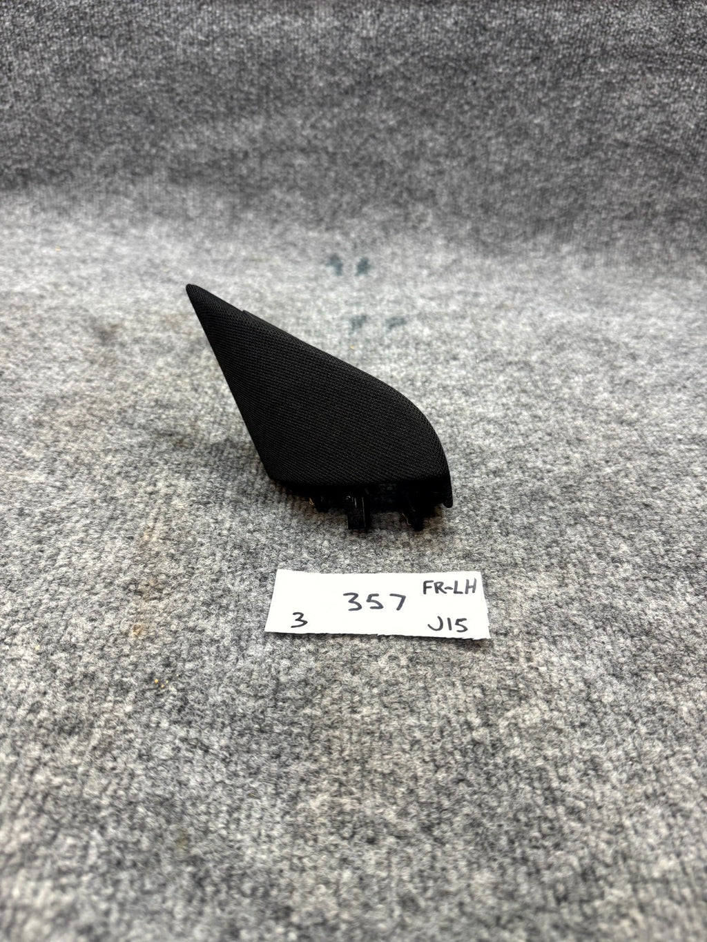 2017-2023 TESLA MODEL 3 FRONT LEFT SIDE DOOR CORNER COVER TRIM OEM, 1784661-00-A