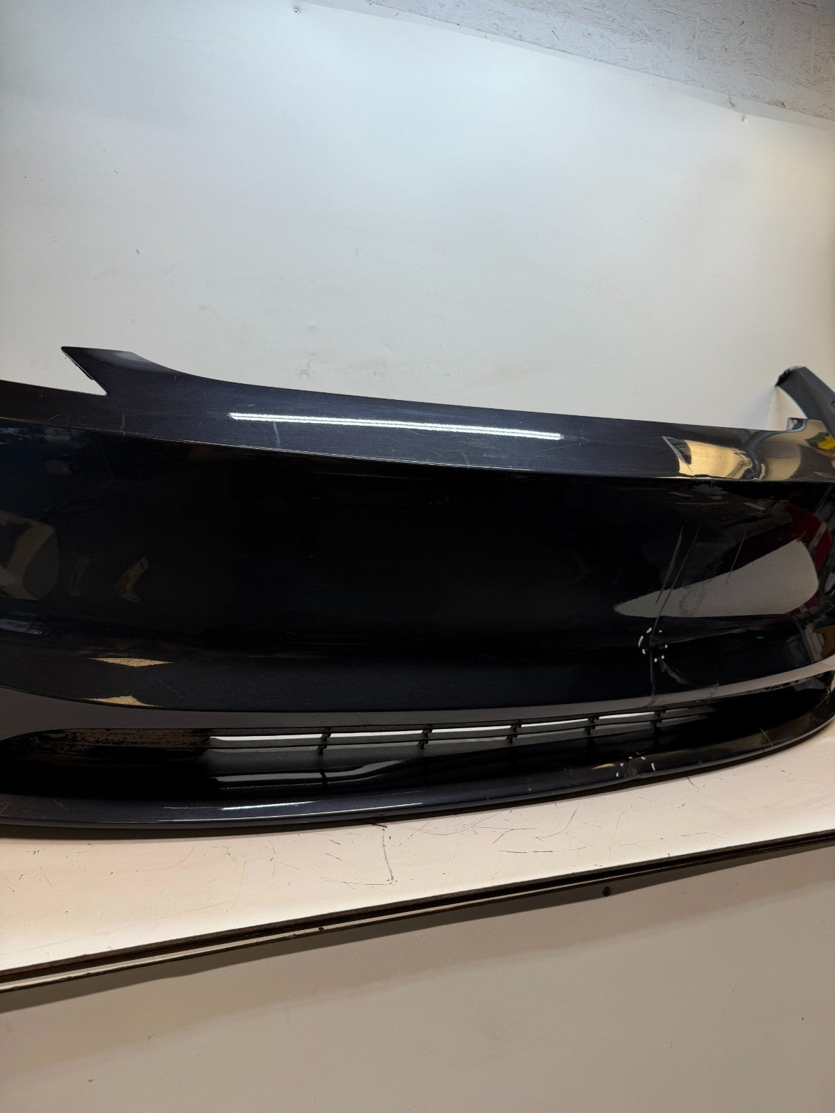 2024-2026 Tesla Model 3 Front Bumper Cover Panel W/O Sensor Holes P2005802-00-B