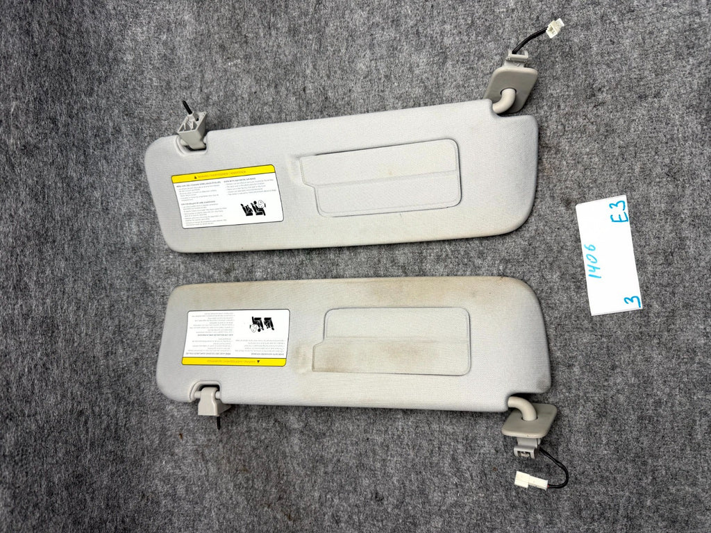 ♦️2017 - 2023 TESLA MODEL 3 FRONT RIGHT & LEFT SIDE SUN VISOR OEM, 1490405-01-B