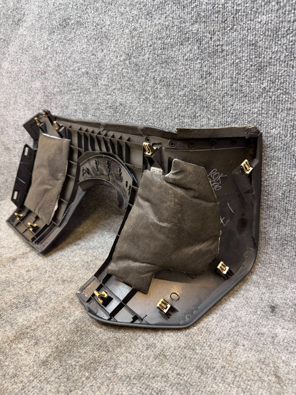 2012-20 Tesla Model S Front Left Side Lower Dash Knee Trim Cover 1007013-00-002