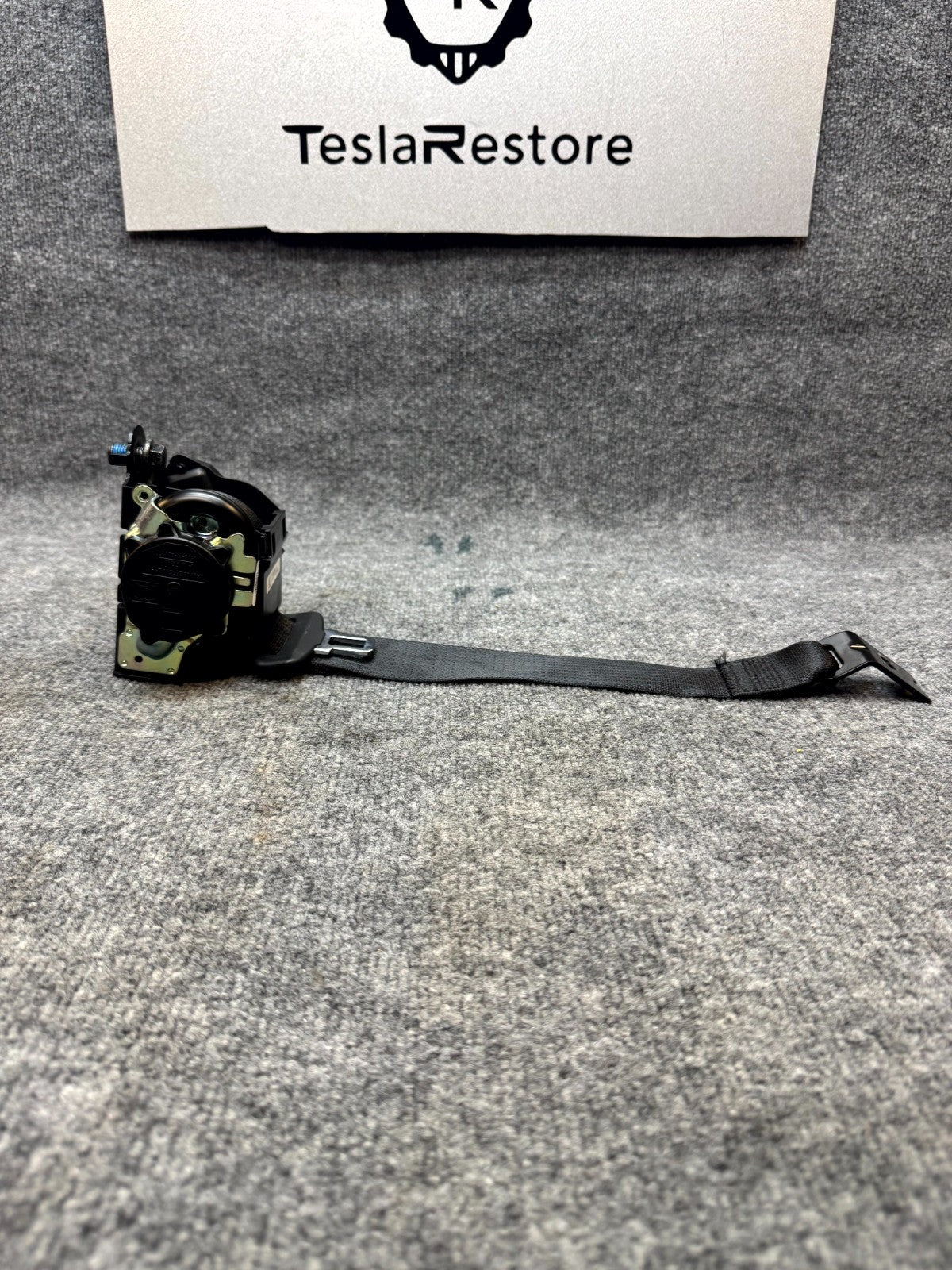 2020 - 2024 TESLA MODEL Y REAR RIGHT / LEFT SIDE SEAT BELT OEM, 1616500-01-C