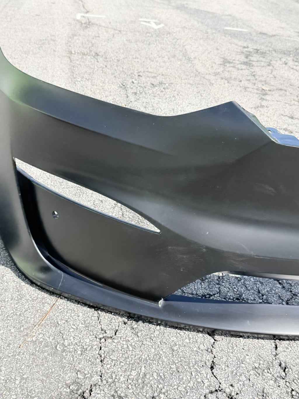 2022-2025 Tesla Model X Front Bumper Cover OEM Sensor Type Black