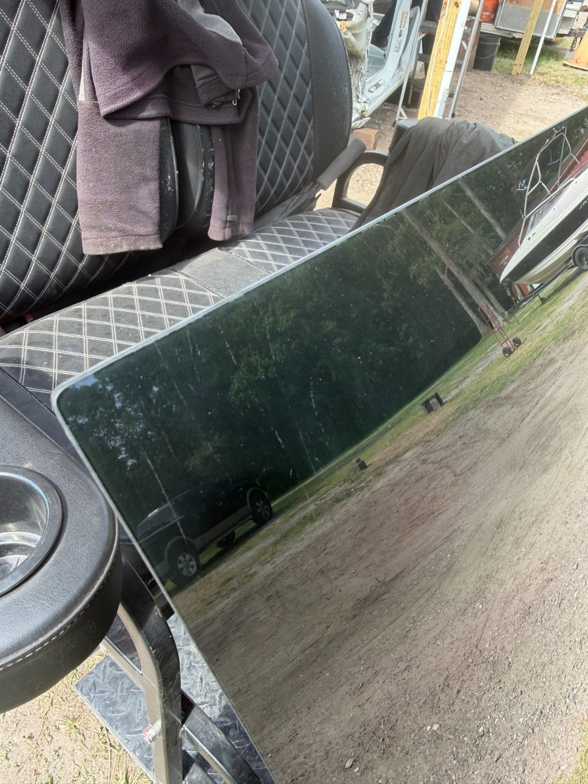 2021-23 Model 3 M3 Rear Trunk Panoramic Backlite Glass Back Section 1472925-97-C