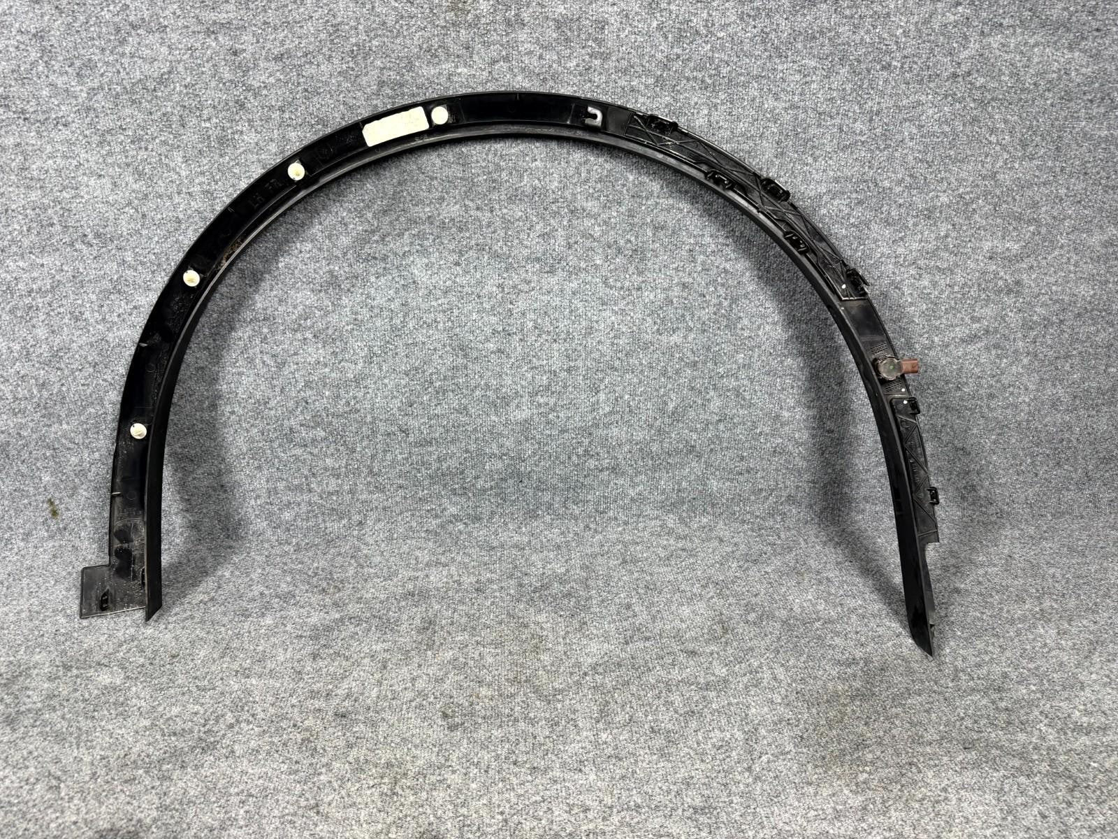 16-21 Tesla Model X Front Left Wheel Arch Trim Panel Molding OEM, 1075636-00-A