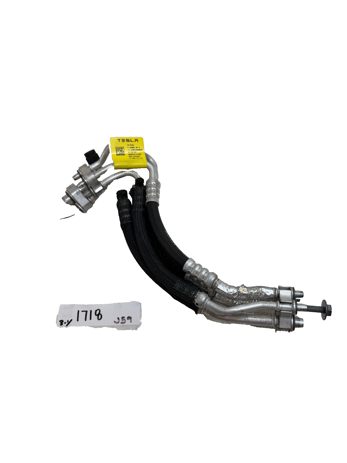 2017 - 2023 TESLA MODEL 3 Y OEM AC MANIFOLD HVAC LINE TUBE ASSEMBLY 1555055-00-D