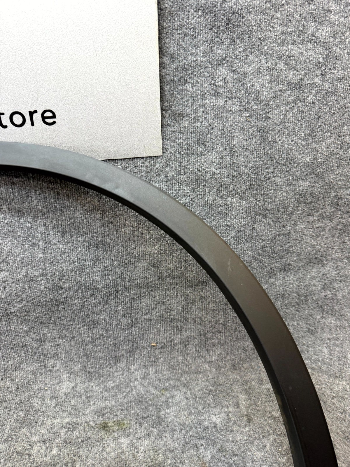 2020 - 2024 TESLA MODEL Y FRONT LEFT SIDE WHEEL FLARE MOLDING OEM, 1494161-00-C