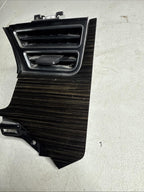 ♦️12-16 TESLA MODEL S DASH LEFT AIR VENT GRILL TRIM OBECHE GLOSS OEM,100451806F1