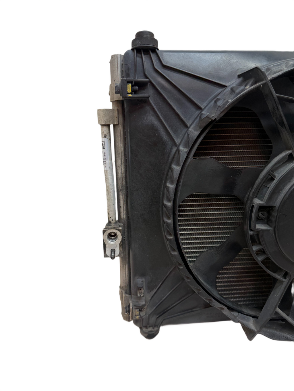 2012-2020 TESLA MODEL S LEFT COOLING FAN SHROUD W/ CONDENCER 6007352-00-F