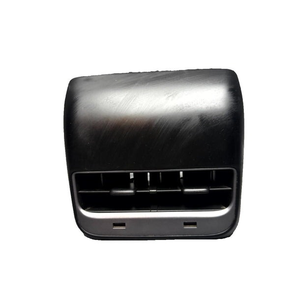 17-23 TESLA MODEL 3 REAR CENTER AIR VENT GRILL COVER & USB HUB OEM, 112170000C