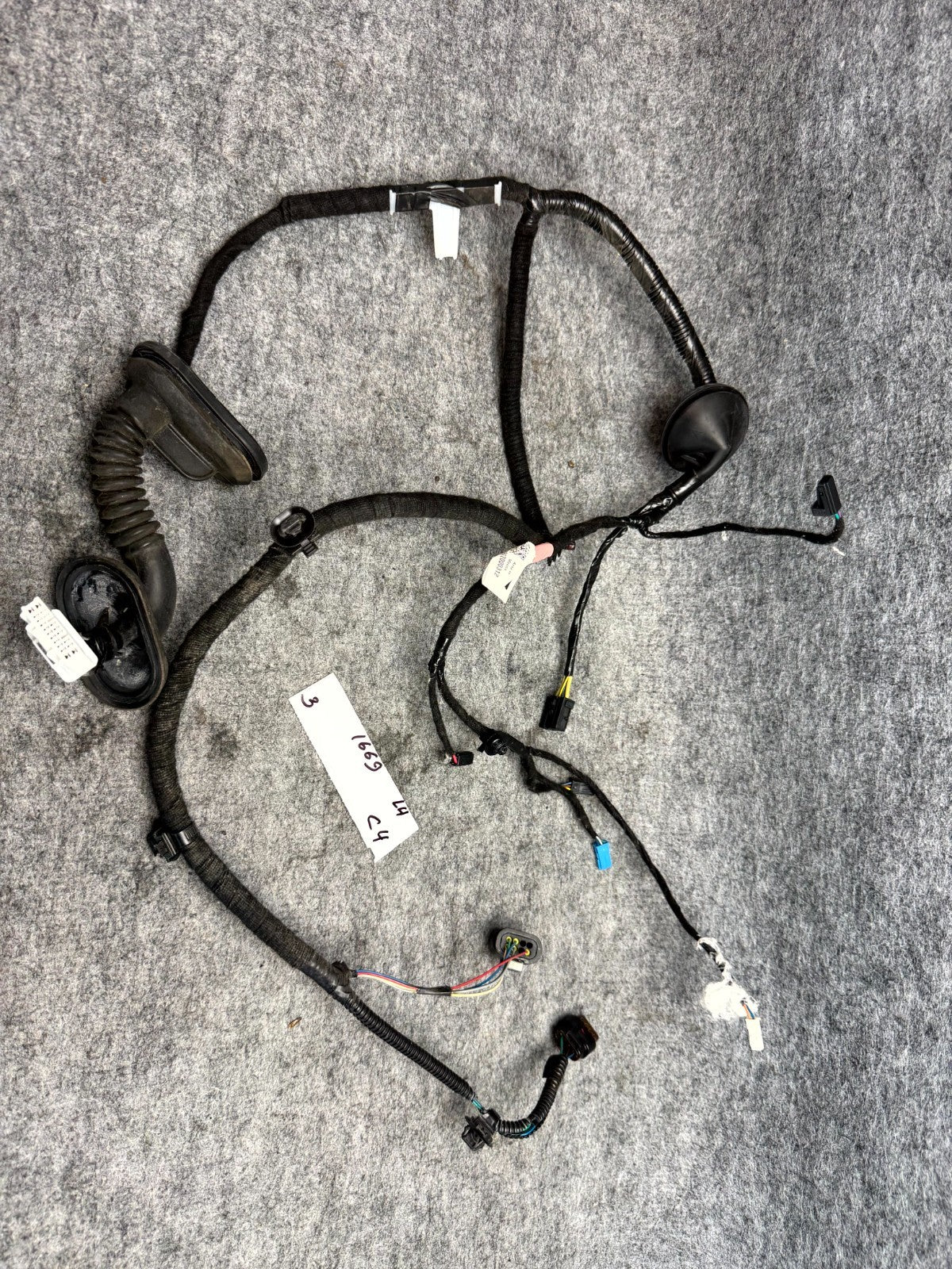 ♦️2017 - 2023 TESLA MODEL 3 REAR LEFT DOOR WIRE WIRING HARNESS OEM, 2067965-00-A
