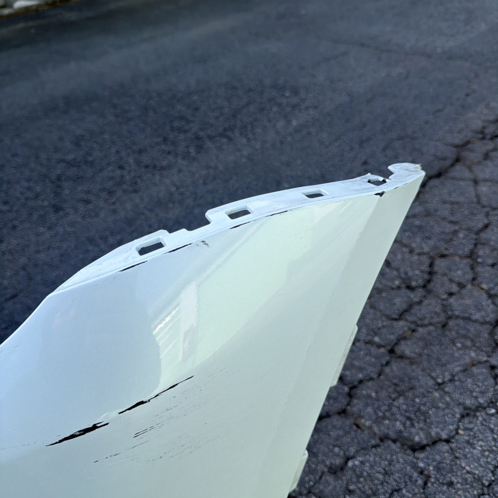 2024-2025 Tesla Model Y oem Front Bumper Cover & Tow Cap White