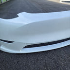 2024-2025 Tesla Model Y oem Front Bumper Cover & Tow Cap White