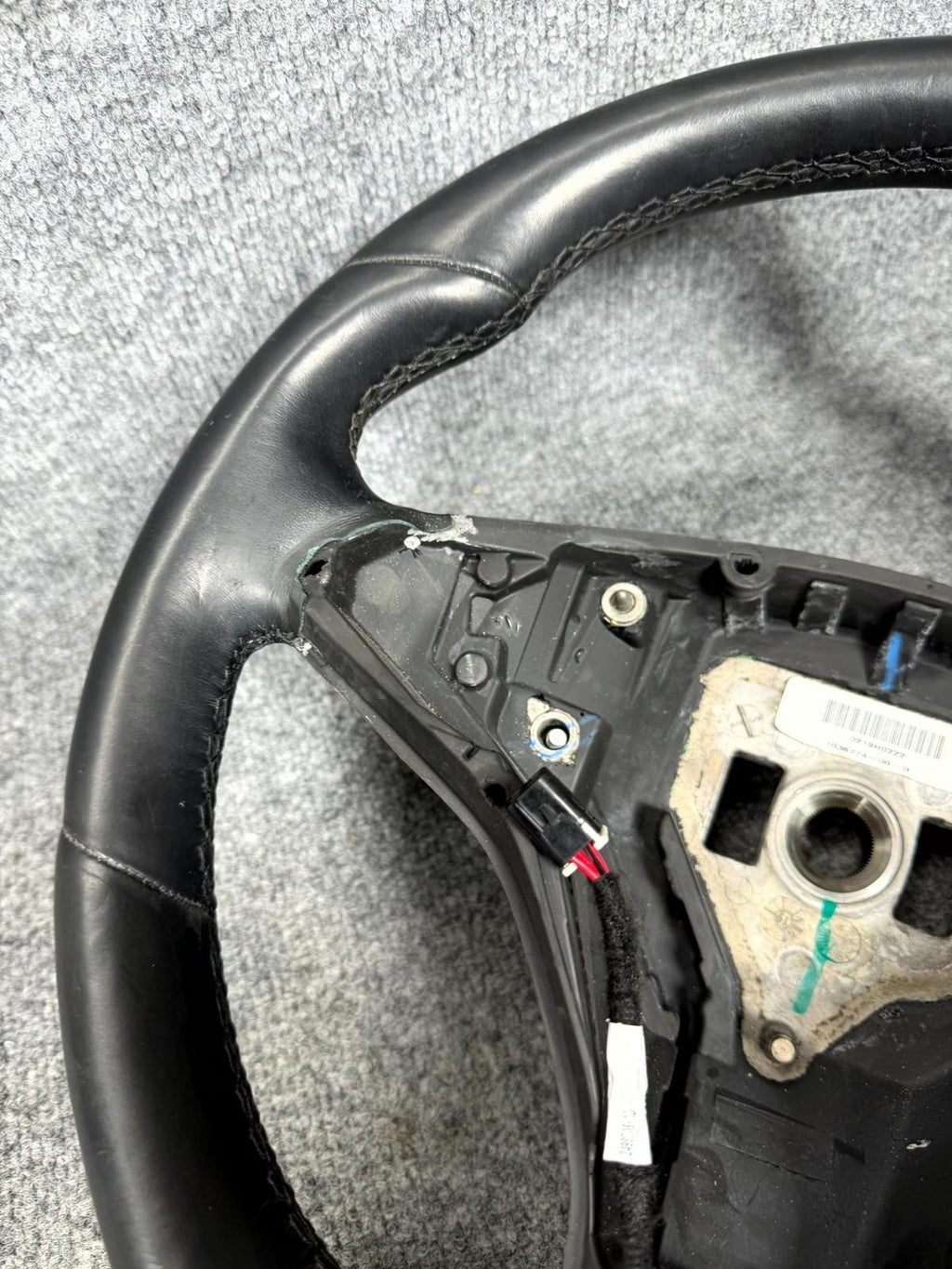 2012-2020 Tesla Model S Front Left Side Steering Wheel Heated OEM, 1036774-00-D