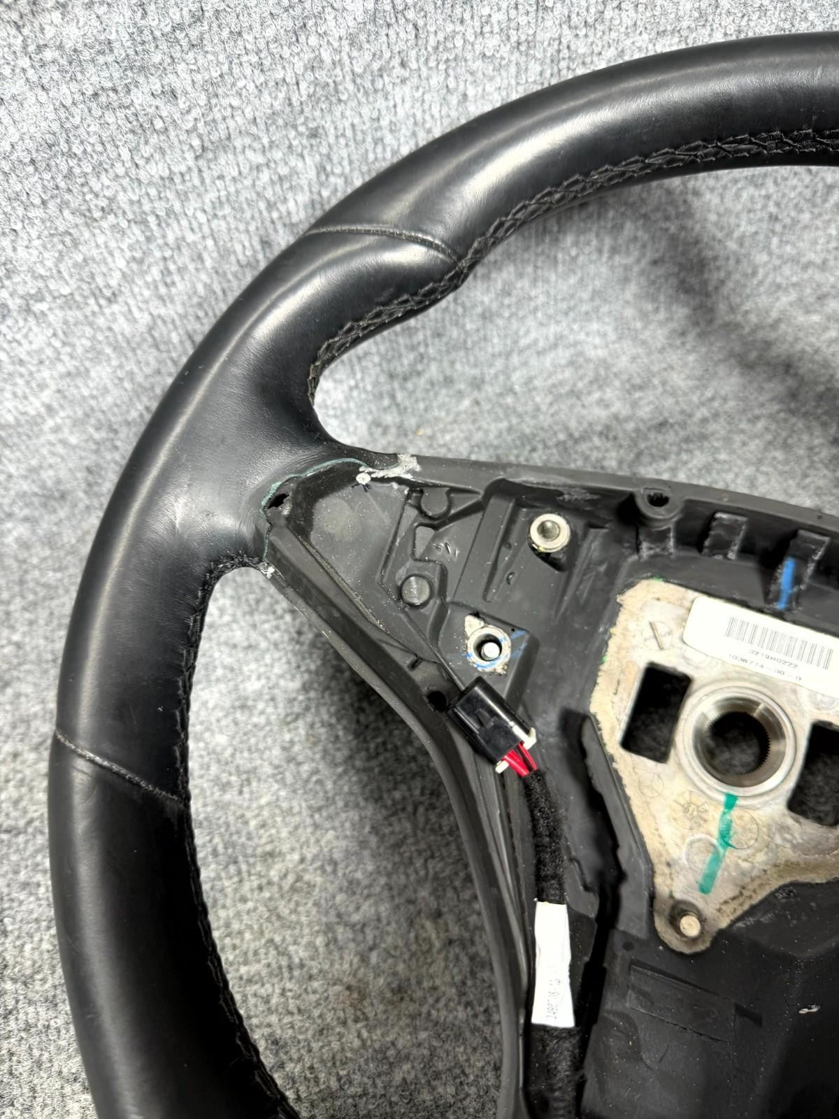 2012-2020 Tesla Model S Front Left Side Steering Wheel Heated OEM, 1036774-00-D