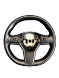 2017-2023 TESLA MODEL 3/Y HEATED LEATHER STEERING WHEEL BLACK OEM, 1490214-00-B