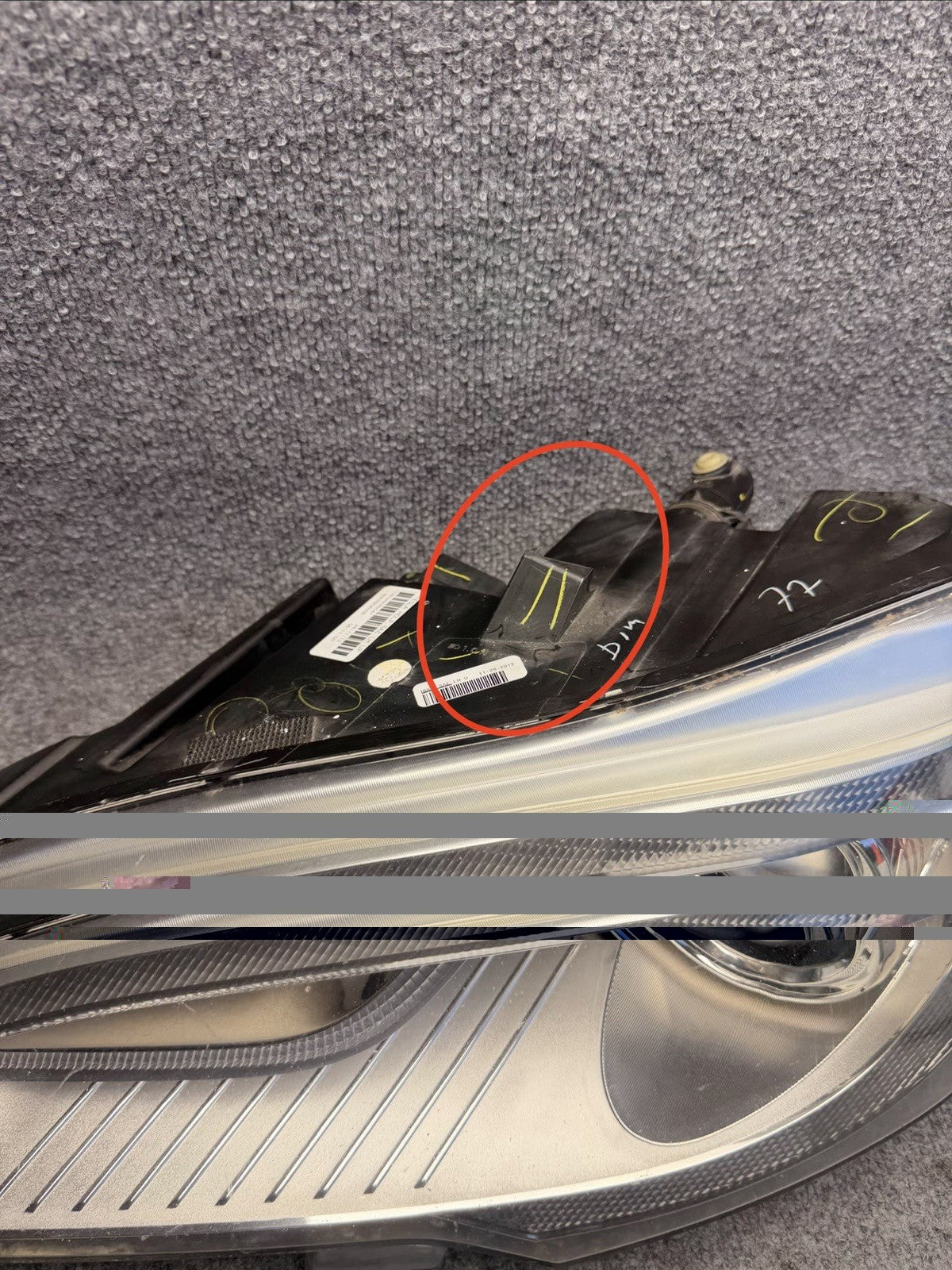Tesla Model S Headlight Head Lamp Front Left 2012-2016 6005906-00-B OEM