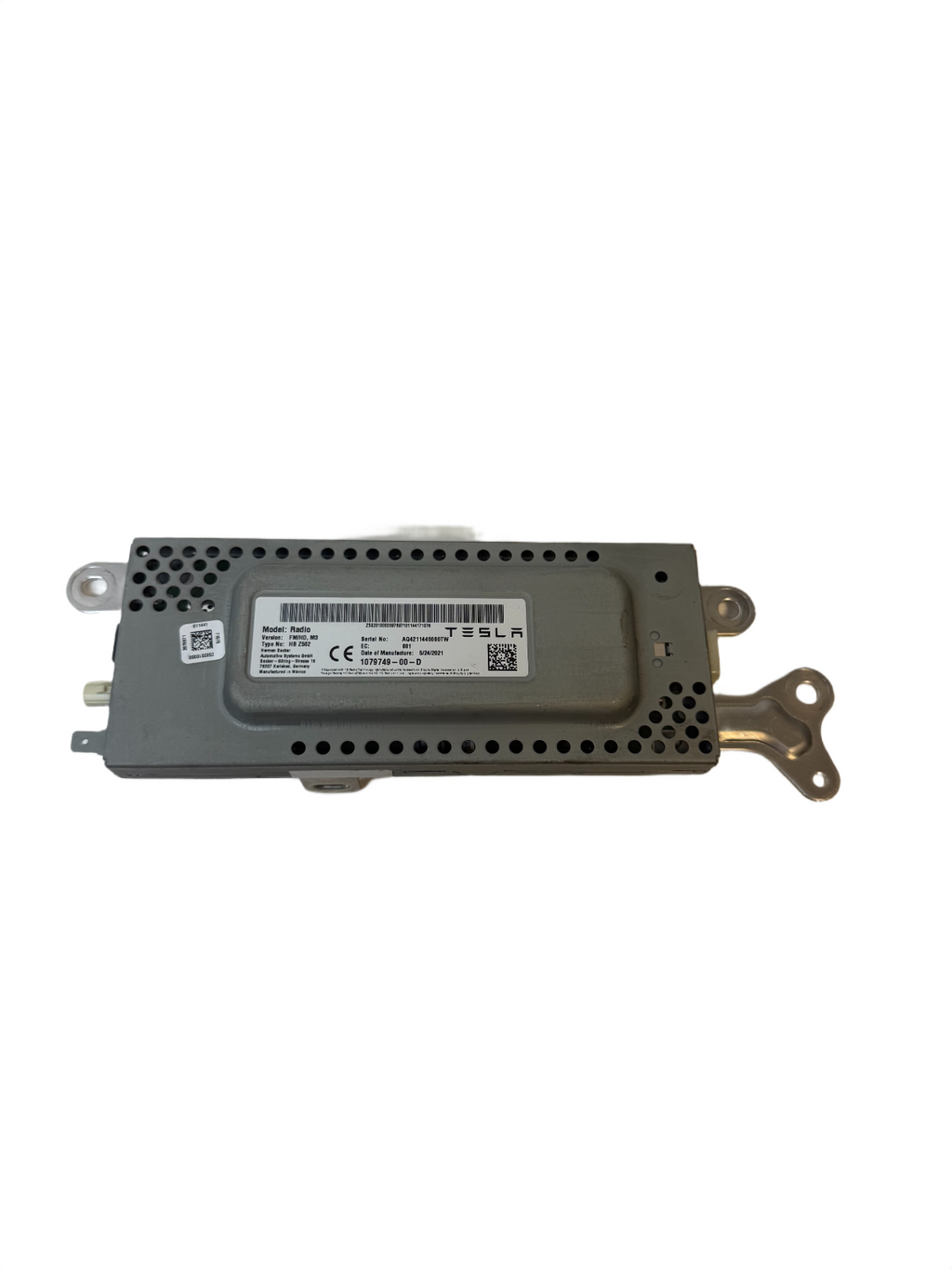 2017-2023 Tesla Model 3 FM HD Radio Receiver Control Module OEM 1079749-00-D