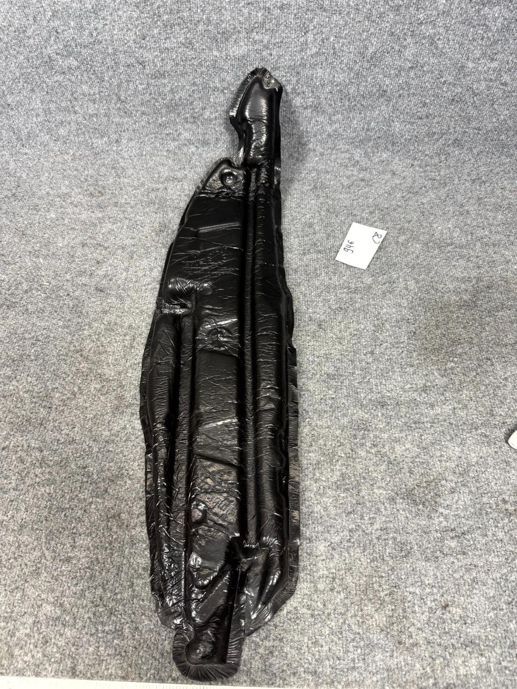 16-23 Tesla Model X Front Left Side Fender Rearward Insulator OEM, 1037731-00-B